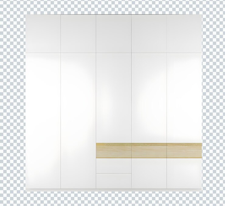 PSD 2 doors wooden old wardrobe