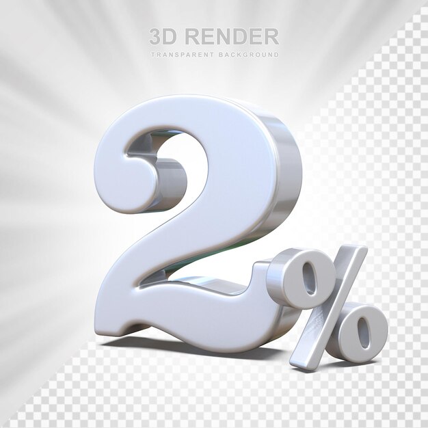 2 procent zilver aanbod in 3D