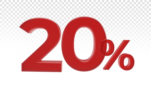 20% 3D 渲染功能