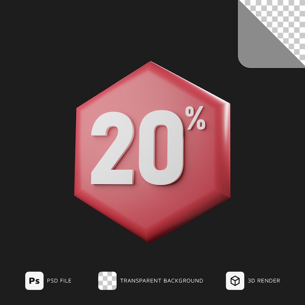 20% 3d 렌더링