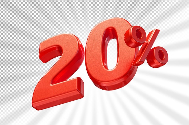 20 procent czerwonej oferty w 3D