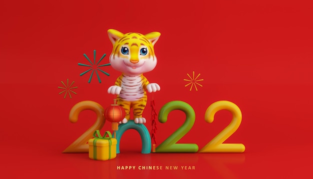 2022 cny tijger groet banner