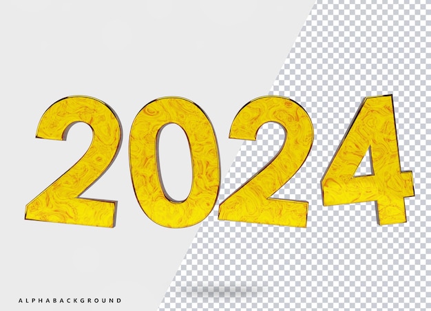 2024の豪華な金色のパターンと高品質のpngとpsdファイル