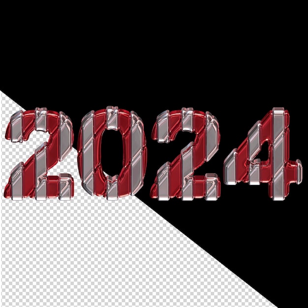 2024 new year 3d