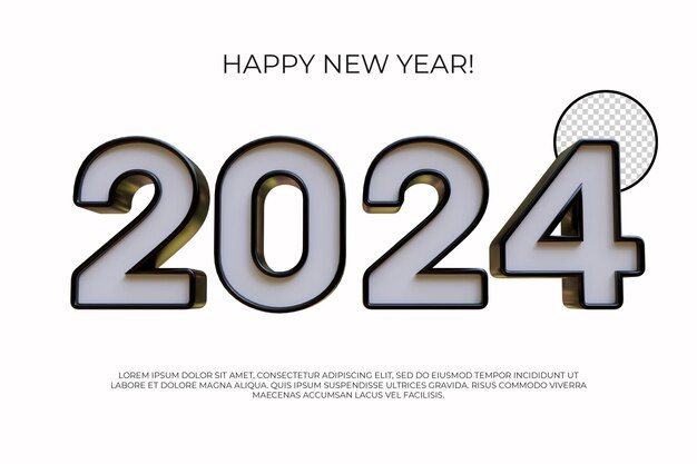 Numero dell'anno nuovo 2024