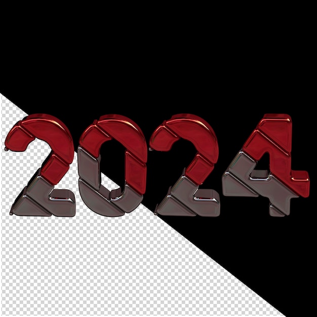 2024 Nowy Rok 3d