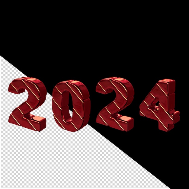 PSD 2024 nowy rok 3d