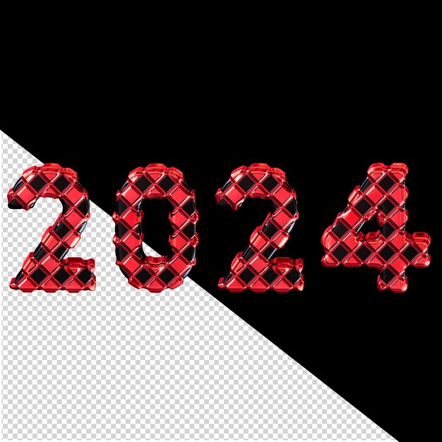 PSD 2024 nowy rok 3d