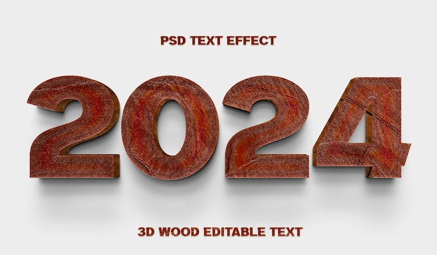 2024 Tekststijleffect PSD