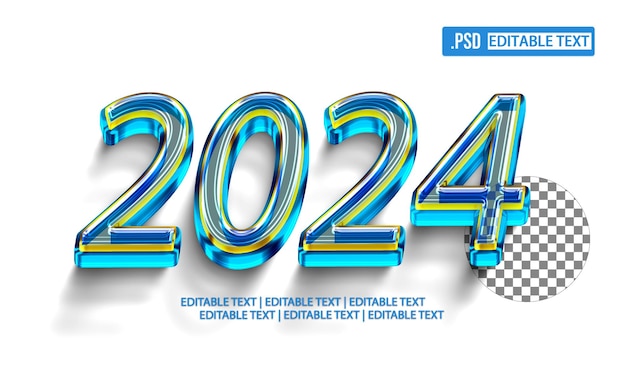 2024 text style effect
