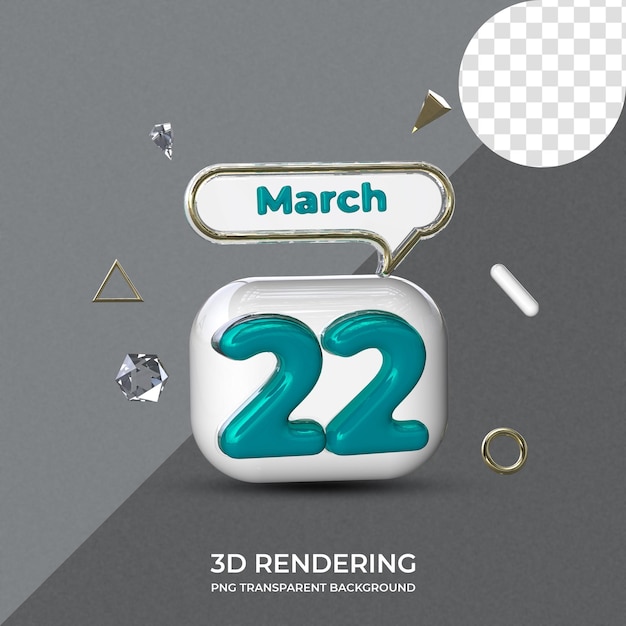 22 Marca Plakat Szablon Renderowania 3d