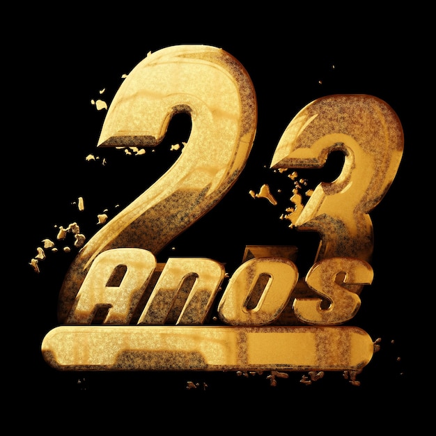 PSD 23 year anniversary gold celebrationcomemoration