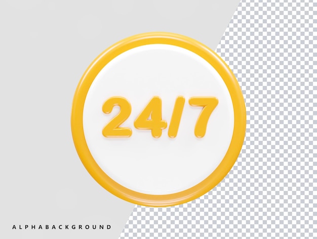 PSD 247 icon vector text effect illustration