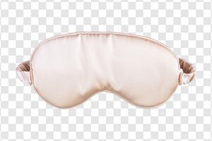 2493. golden sleep mask isolated on a transparent background
