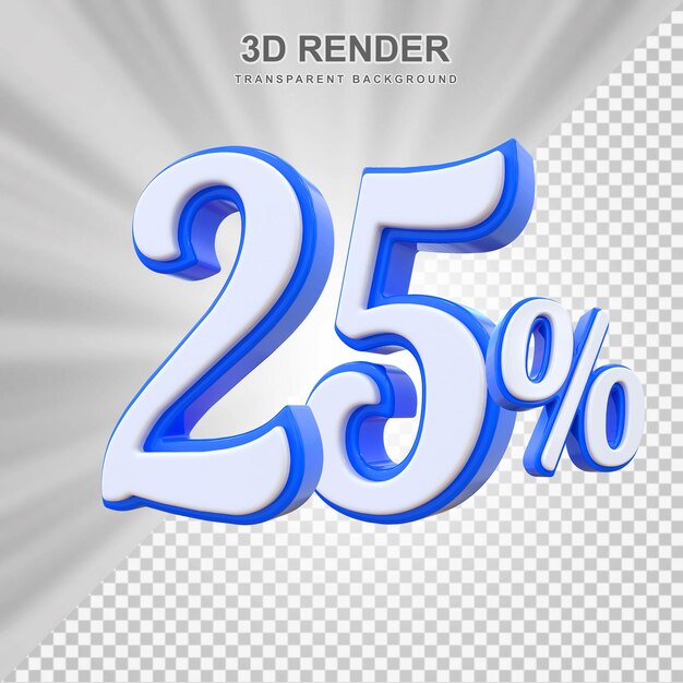 25% di sconto sulla vendita 3d