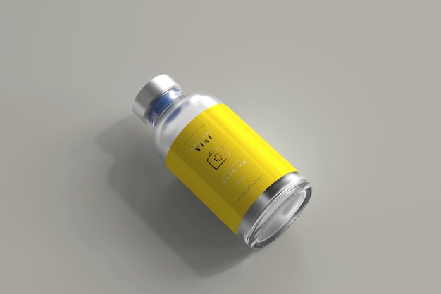 25ml Vial Bottle Mock Up