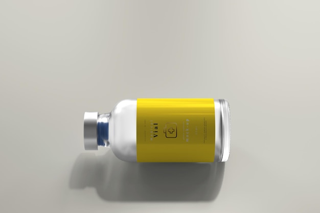 25ml Vial Bottle Mock Up