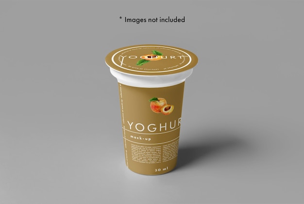 26 yogurt mock-up containers