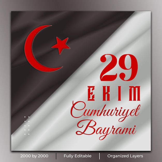 29 ekim cumhuriyet bayrami kutlu olsun republiek dag turkije 29 oktober republiek