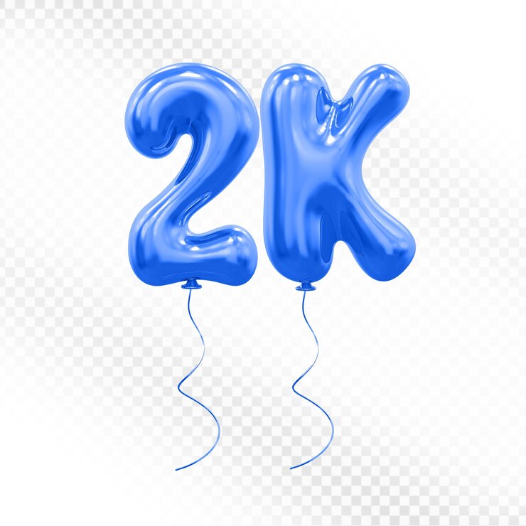 PSD 2k follow blue balloon bedankt voor het volgen