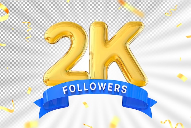 Numero d'oro di 2k follower