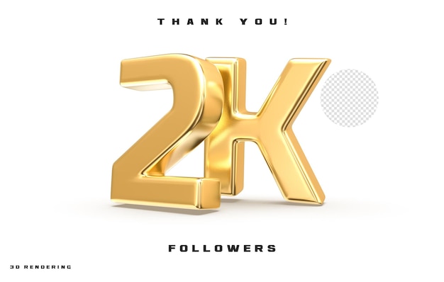 2k followers of social media background design