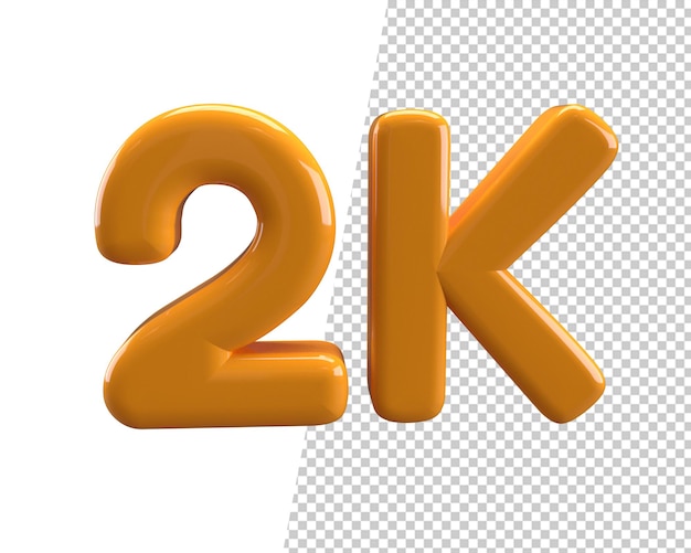 2k obserwujących tekst renderowania 3d