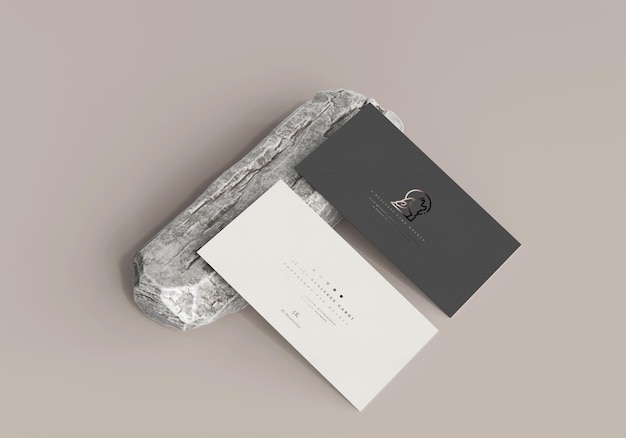 3.5x2 Business Card Mockup