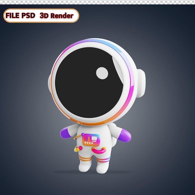 PSD 3 astronaut 3d