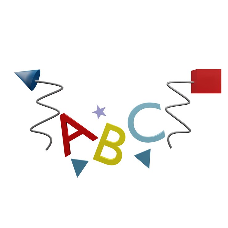 PSD 3 d illustration of abc sign icon