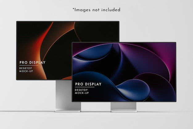 3 - Pro display desktop mockup