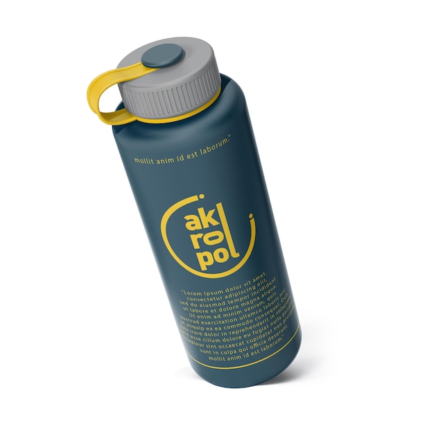 PSD 3 sports water bottle mockups