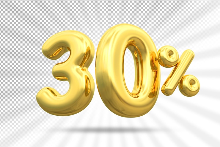 PSD 30 procent aantal gouden luxe