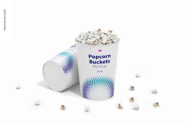 32 oz Popcorn Emmers Mockup