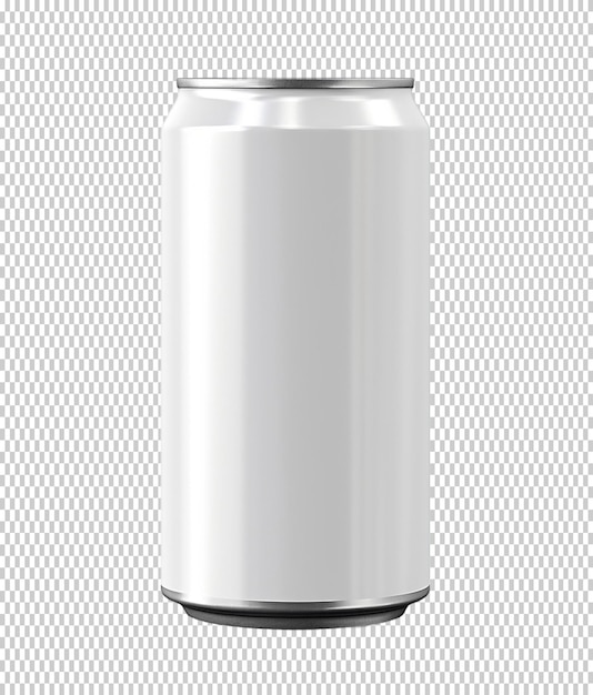 330 ml aluminum drink can isolated on transparent background