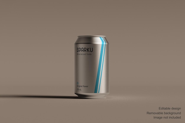 330mL12oz silver can FRONT