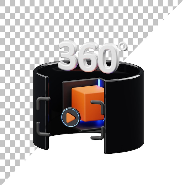 PSD 360 3d иллюстрация