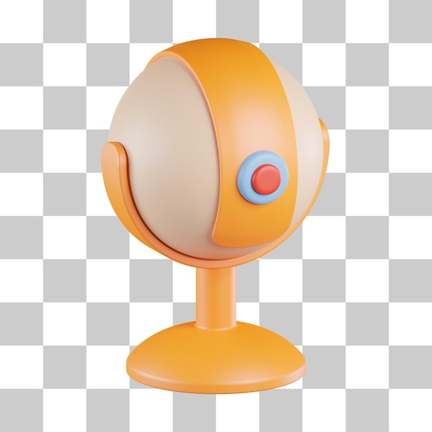 360 degree camera 3d icon