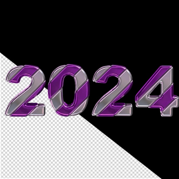 PSD 3d 2024 новый год