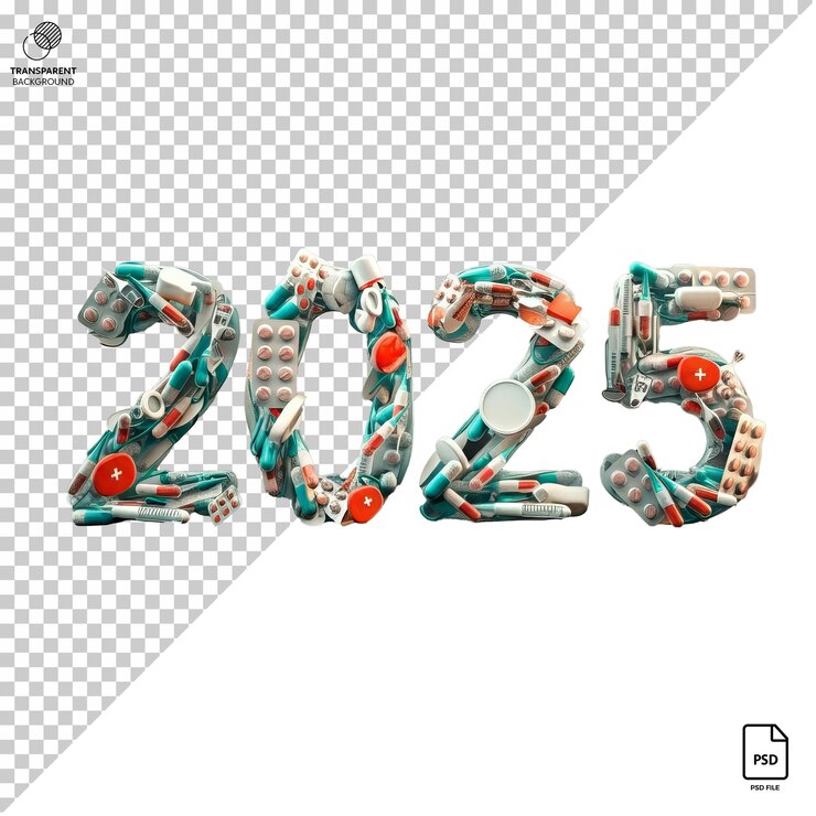 PSD 3d 2025 new year medical items