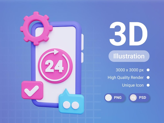 3d круглосуточная служба поддержки клиентов