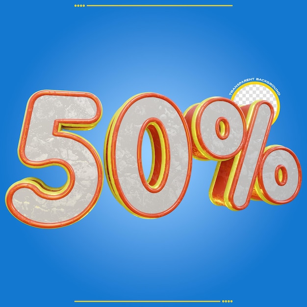 3d скидка 50% на золото и красный цвет