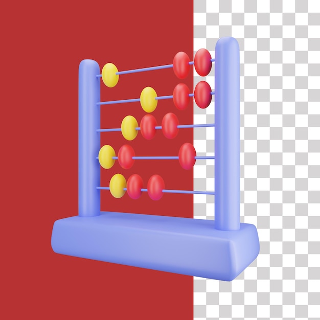 PSD 3d abacus icon