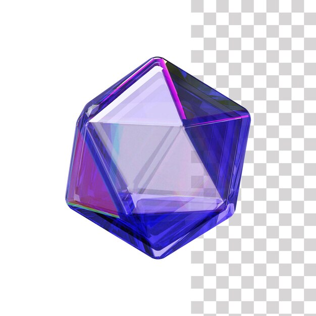 3d abstract dodecahedron illustratie