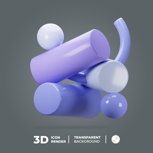 3D Абстрактный Геометрический