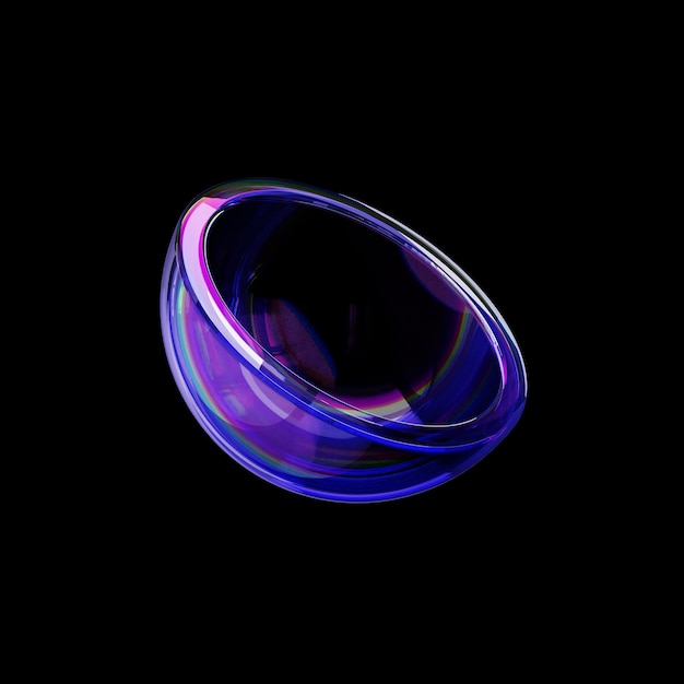 3D 추상 지오메트리 PNG 템플릿