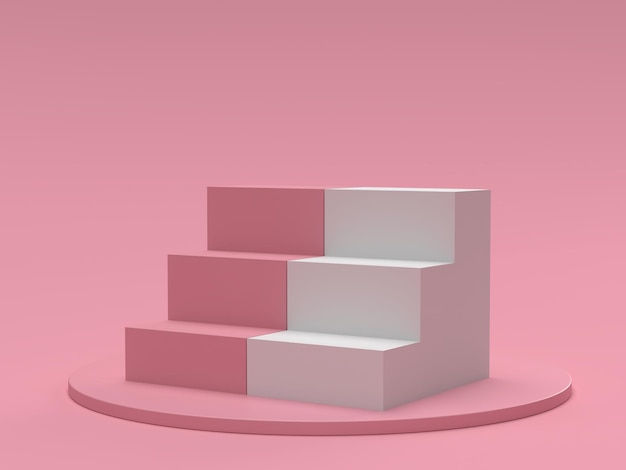 PSD 3d abstract scene geometry shape podium for product display