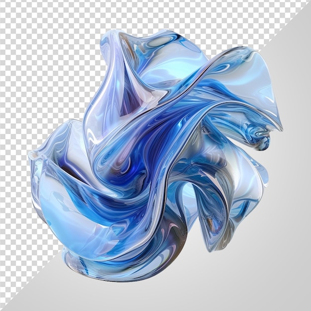 PSD 3d abstract shape png