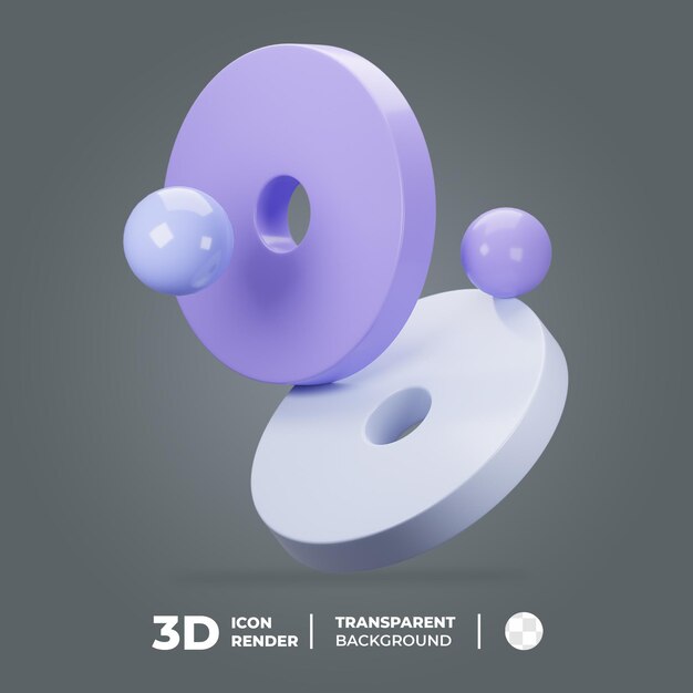 3d abstracte geometrisch