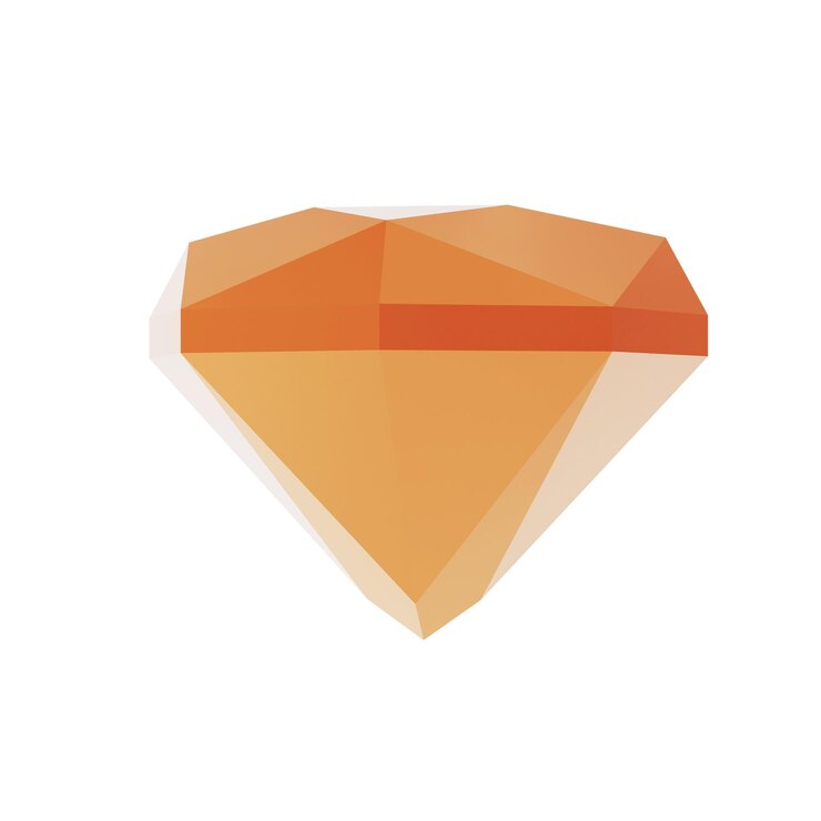 PSD 3d abstracte vorm gouden diamant geometrische realistische glanzende gouden kleur luxe sjabloon